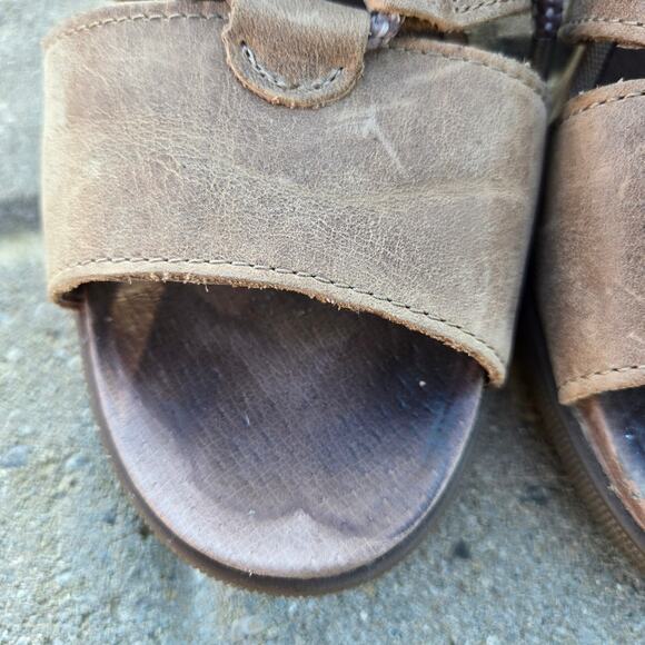 SOREL wedge sandals womens sz 8.5 JOANIE II lace up - Picture 3 of 14